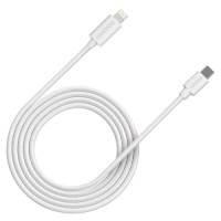 Кабель Canyon CFI12B white (Lightning - USB-C) 2м 20Вт Кабель Canyon CFI12B white (Lightning - USB-C) 2м 20Вт