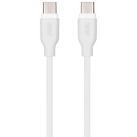 Кабель заряджання/синхронізації 1м 60Вт білий 2E Type-C Glow USB-C > USB-C Кабель заряджання/синхронізації 1м 60Вт білий 2E Type-C Glow USB-C > USB-C
