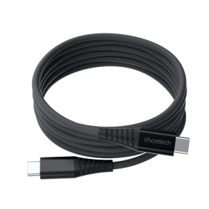 Кабель Choetech XCC-1052 USB-C to USB-C Magnetic PD3.1 240W 1.2m Black
