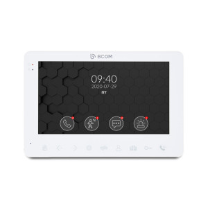 Комплект видеодомофон BCOM BD-780FHD White + видеопанель Tantos Triniti FHD