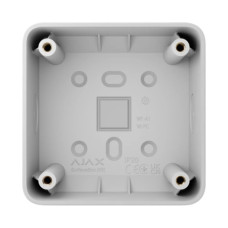 Коробка для зовнішнього монтажу Ajax SurfaceBox для пристрою LightSwitch чи Outlet White