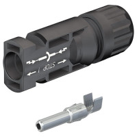 MC-4 коннектор (папа) Staubli MC-plug PV-KST4/6I-UR 5-6мм MC-4 коннектор (папа) Staubli MC-plug PV-KST4/6I-UR 5-6мм