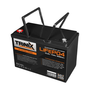 Акумуляторна батарея літій-залізо-фосфатна 12В 70Аг Trinix 12V70Ah LiFePo4