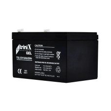 Аккумуляторная батарея гелевая 12В 12Ач Trinix TGL12V12Ah/20Hr GEL Аккумуляторная батарея гелевая 12В 12Ач Trinix TGL12V12Ah/20Hr GEL