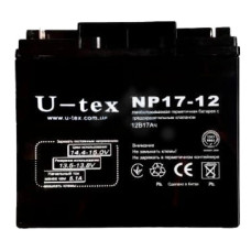 Аккумулятор U-tex 12В/17A Аккумулятор U-tex 12В/17A