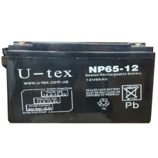Аккумулятор U-tex 12В/65Ah Аккумулятор U-tex 12В/65Ah