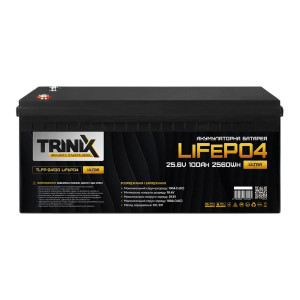 Аккумуляторная батарея литий-железо-фосфатная 25.6В 100Аг Trinix TLFP-24100 Ultra LiFePO4