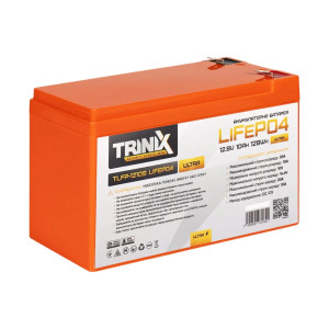 Акумуляторна батарея літій-залізо-фосфатна 12.8В 10А*год Trinix TLFP-1210S Ultra LiFePO4