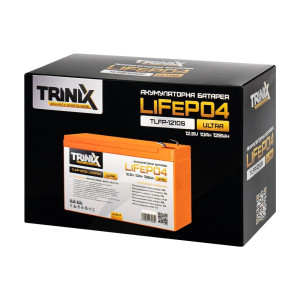 Акумуляторна батарея літій-залізо-фосфатна 12.8В 10А*год Trinix TLFP-1210S Ultra LiFePO4