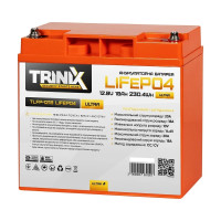 Акумуляторна батарея літій-залізо-фосфатна 12.8В 18А*год Trinix TLFP-1218 Ultra LiFePO4 (4S) Акумуляторна батарея літій-залізо-фосфатна 12.8В 18А*год Trinix TLFP-1218 Ultra LiFePO4 (4S)