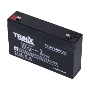 Аккумуляторная батарея гелевая 6В 7Ач Trinix TGL6V7Ah/20Hr GEL
