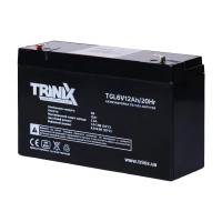 Акумуляторна батарея гелева 6В 12Аг Trinix TGL6V12Ah/20Hr GEL Акумуляторна батарея гелева 6В 12Аг Trinix TGL6V12Ah/20Hr GEL