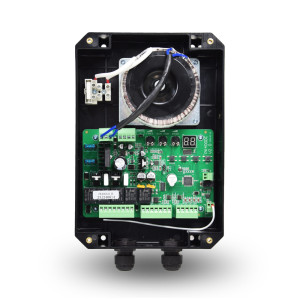 Комплект автоматики для розпашних воріт GATEXPERT SW300DC + Лампа сигнальна GATEXPERT YS433 + Фотоелементи GATEXPERT IR15