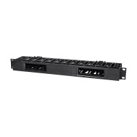 Кабельный организатор Trinix TRX-1U/CM-HP Black horizontal горизонтальный пластиковый на 12 портов для коммутационного шкафа 19" Кабельный организатор Trinix TRX-1U/CM-HP Black horizontal горизонтальный пластиковый на 12 портов для коммутационного шкафа 19"