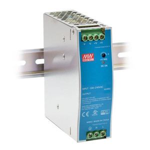 Блок питания NDR-120-12 Mean Well на DIN-рейке