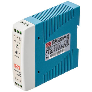 Блок питания MDR-20-12 Mean Well на DIN-рейке