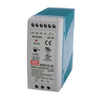Блок живлення MDR-40-48 Mean Wel на DIN-рейку Блок живлення MDR-40-48 Mean Wel на DIN-рейку