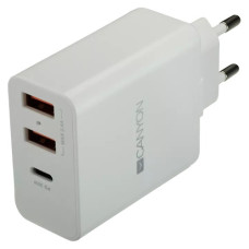 Мережевий зарядний пристрiй Canyon H-08 white (QC/PD 30W) Мережевий зарядний пристрiй Canyon H-08 white (QC/PD 30W)