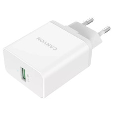 Мережевий зарядний пристрiй Canyon H-24 white (QC 24W) Мережевий зарядний пристрiй Canyon H-24 white (QC 24W)