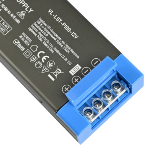 Блок живлення для LED стрічки VIDEX (VL-LST-P100-12V) DC12V 8.25A 100W IP20