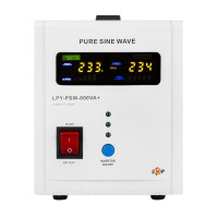 Джерело безперебійного живлення LPY-PSW-800VA+ (560Вт) 5A/15A 12В