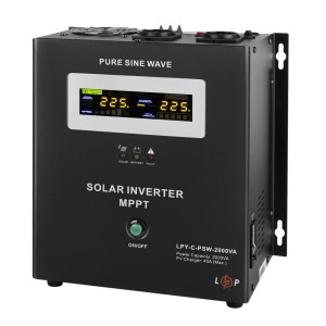 Джерело безперебійного живлення LPY-С-PSW-2000VA (1400Вт) MPPT 24В