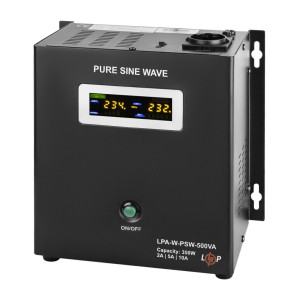 ИБП с правильной синусоидой 12V LPA-W-PSW-500VA(350Вт) 2A/5A/10A