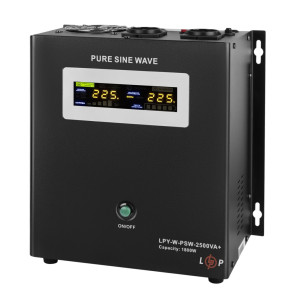 ДБЖ з правильною синусоїдою 24V LPY-W-PSW-2500VA+(1800Вт)10A/20A