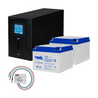 Комплект резервного питания: Kraft PSW1000VA/800W(LCD)24V UPS + гелевая батарея 660 Вт*ч Комплект резервного питания: Kraft PSW1000VA/800W(LCD)24V UPS + гелевая батарея 660 Вт*ч