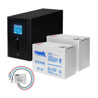 Комплект резервного живлення: Kraft PSW1500VA/1200W(LCD)24V UPS + гелева батарея 1905 Вт*г Комплект резервного живлення: Kraft PSW1500VA/1200W(LCD)24V UPS + гелева батарея 1905 Вт*г