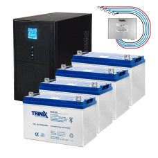 Комплект резервного питания: Kraft PSW3000VA/2400W(LCD)48V UPS + гелевая батарея 5080 Вт*ч Комплект резервного питания: Kraft PSW3000VA/2400W(LCD)48V UPS + гелевая батарея 5080 Вт*ч