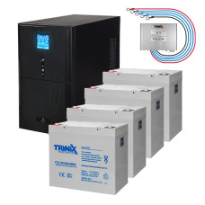 Комплект резервного питания: Kraft PSW3000VA/2400W(LCD)48V UPS + гелевая батарея 3810 Вт*ч Комплект резервного питания: Kraft PSW3000VA/2400W(LCD)48V UPS + гелевая батарея 3810 Вт*ч