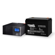 Комплект резервного питания: инвертор Kraft KRF-AVR1000VA/800W-12V + аккумулятор Trinix 100 Ач AGM Комплект резервного питания: инвертор Kraft KRF-AVR1000VA/800W-12V + аккумулятор Trinix 100 Ач AGM