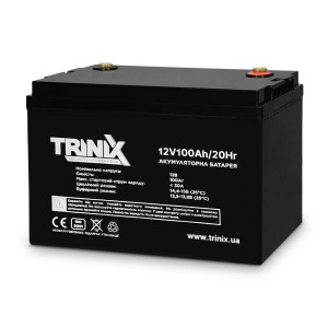 Комплект резервного питания: инвертор Kraft KRF-AVR1000VA/800W-12V + аккумулятор Trinix 100 Ач AGM