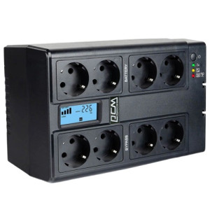 Джерело безперебійного живлення Powercom CUB-1000N LCD Schuko