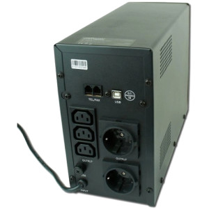 Джерело безперебійного живлення EnerGenie EG-UPS-033 1200ВA апроксимована синусоїда