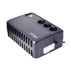 Джерело безперебійного живлення EnerGenie EG-UPS-3SDT800-01 800ВA апроксимована синусоїда Джерело безперебійного живлення EnerGenie EG-UPS-3SDT800-01 800ВA апроксимована синусоїда