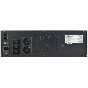 Джерело безперебійного живлення EnerGenie UPS-RACK-1200 1200А апроксимована синусоїда