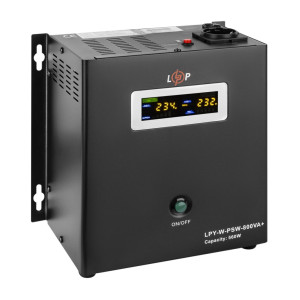 Источник бесперебойного питания LogicPower LPY-W-PSW-800VA+ с синусоидой 12В