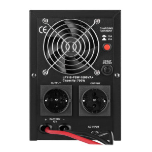 Джерело безперебійного живлення LogicPower LPY-B-PSW-1000VA+ із синусоїдою 12В