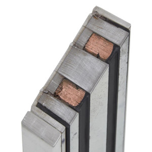 Электромагнитный замок YLI Electronic YM-70-S с датчиком состояния замка для системы контроля доступа