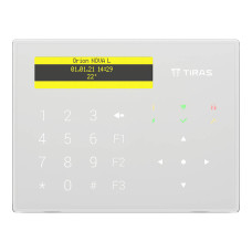 Клавиатура Tiras K-GLCD с OLED-дисплеем White