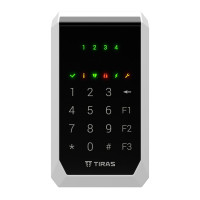 Клавиатура Tiras K-PAD4 Black на 4 индикатора зон