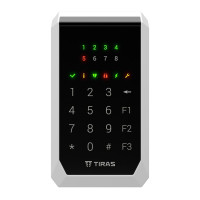 Клавиатура Tiras K-PAD8 Black на 8 индикаторов зон