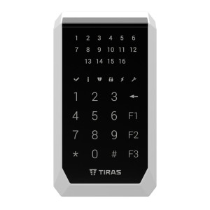 Клавіатура Tiras K-PAD16 Black на 16 індикаторів зон