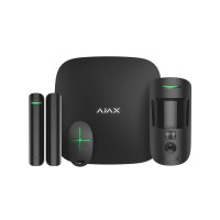 Комплект бездротової охоронної сигналізації Ajax StarterKit Cam HDR Black Комплект бездротової охоронної сигналізації Ajax StarterKit Cam HDR Black