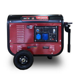 Бензиновый генератор BISON BS7000W максимальная мощность 3.8 кВт