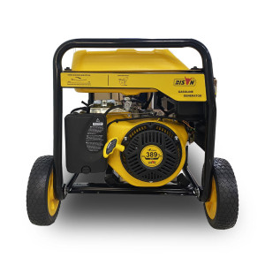 Генератор с карбюратором газ/бензин BISON BS6500E максимальная мощность 5.5 кВт