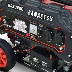 Бензиновый генератор Kamastsu KS3800E максимальная мощность 3.3 кВт