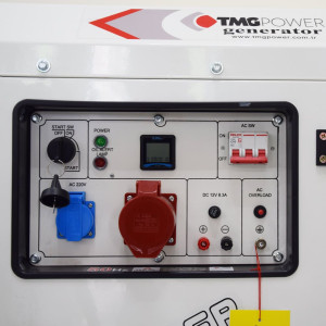Дизельный генератор TMG Power DG 11000TSE максимальная мощность 8 кВт